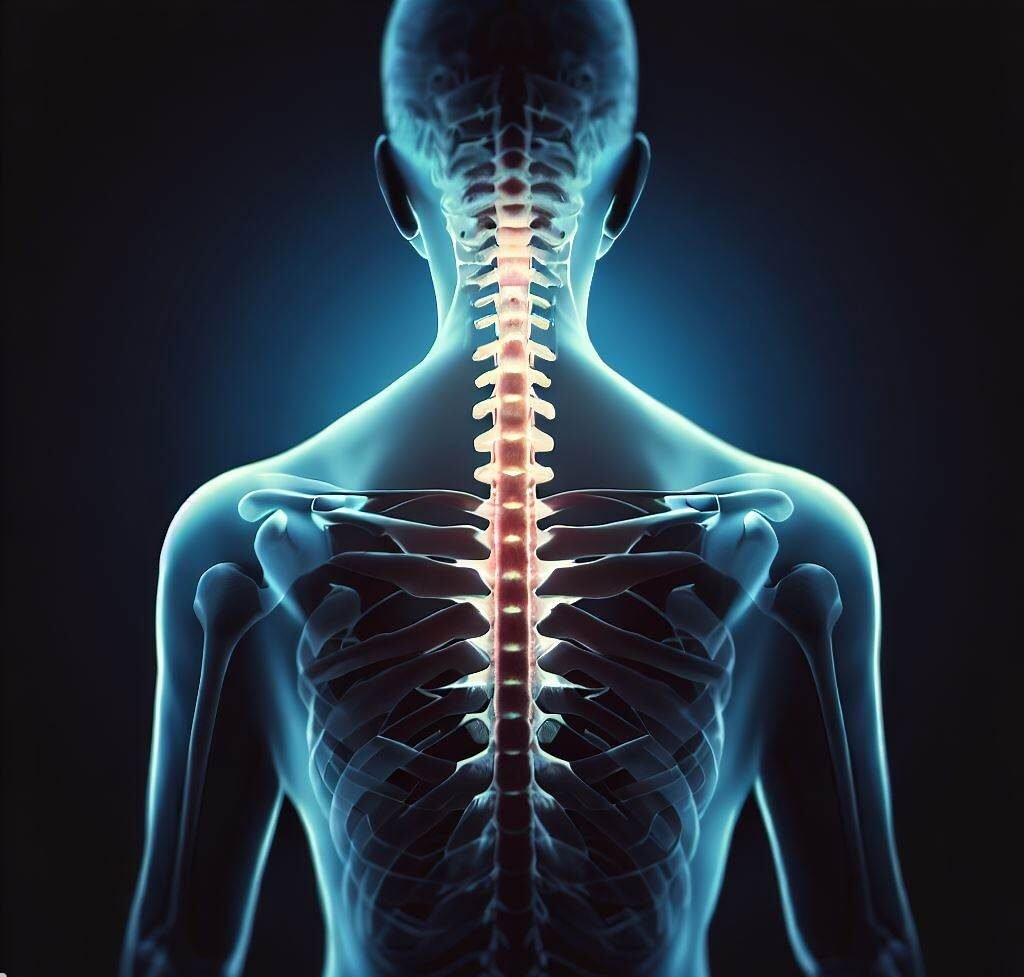 spinal cord digital art
